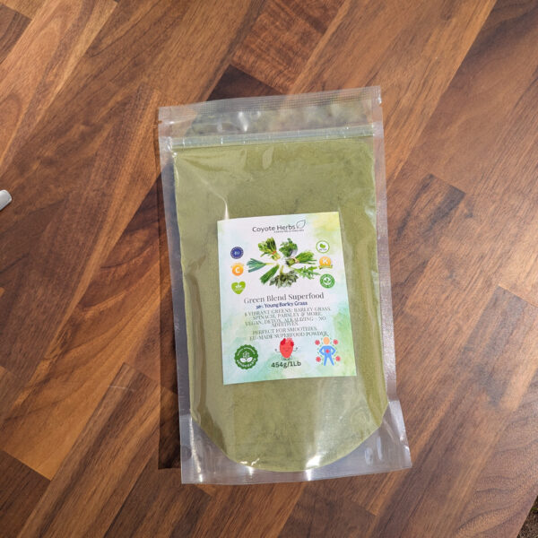 Green Smoothie with Young Barley & Garden Greens – 1 lb (454g) – 25+ Servings - Image 7