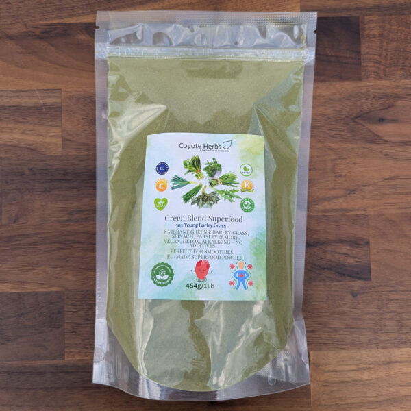 Green Smoothie with Young Barley & Garden Greens – 1 lb (454g) – 25+ Servings - Image 14