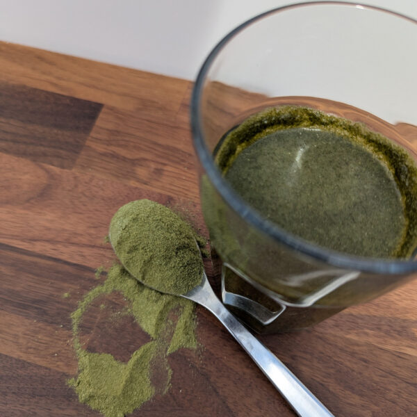 Farm-fresh herbs and vegetables that compose our green smoothie blend.
