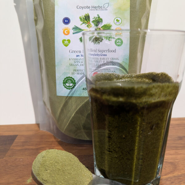 Green Smoothie with Young Barley & Garden Greens – 1 lb (454g) – 25+ Servings - Image 2