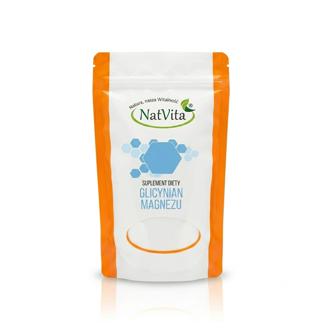Pure Magnesium Glycinate Powder 200g | NatVita Premium Bisglycinate
